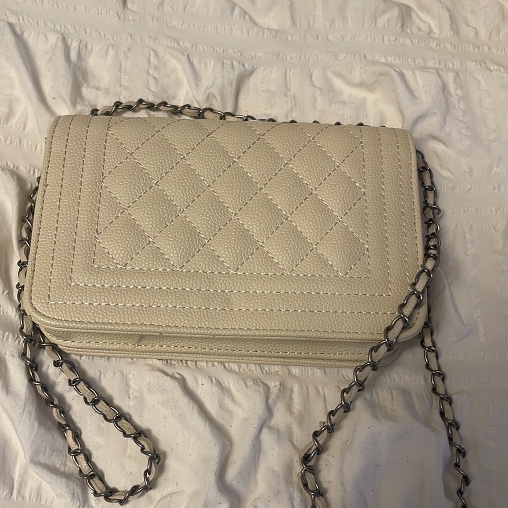 Cream mini bag (C-C look)